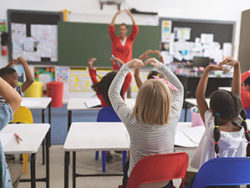 kids in classroom